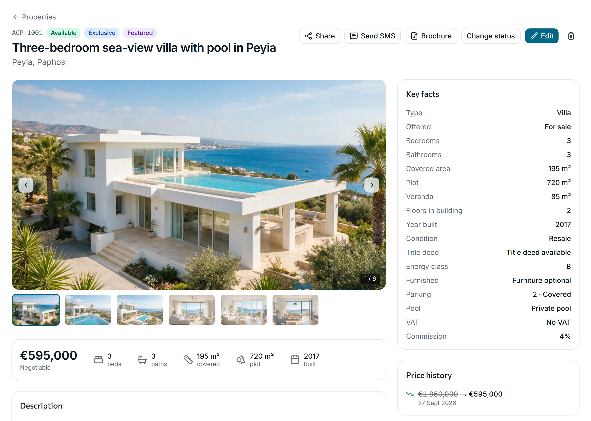 Everything about one listing